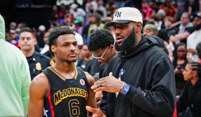 LeBron James Bronny James